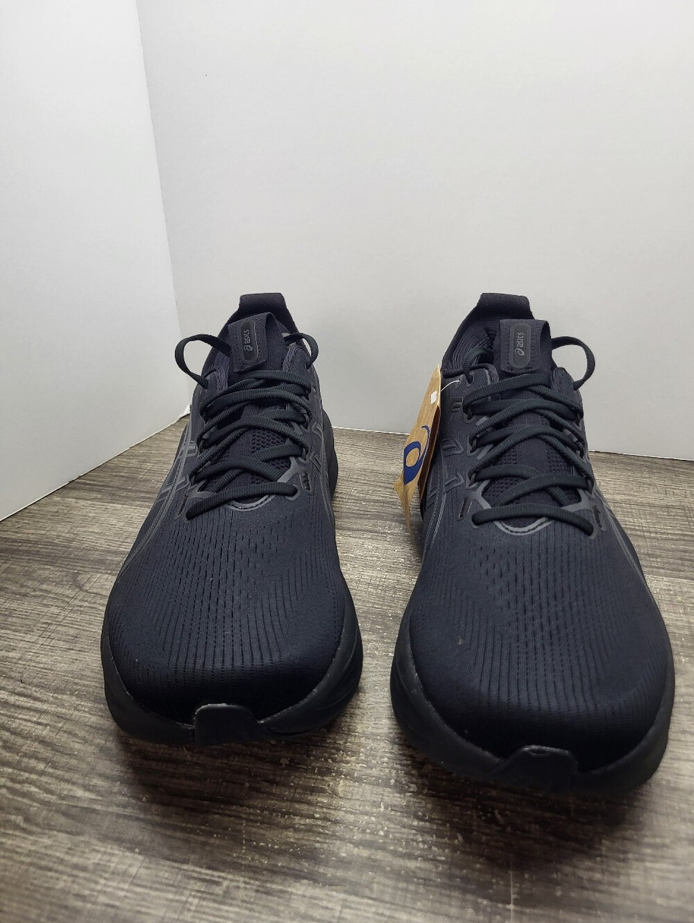 Asics Gel-Nimbus 28 Triple Black Mens Size 11 Extra Wide Running Shoes New - Picture 4 of 8